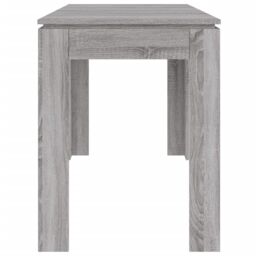 Berkfield Home Dining Table Grey Sonoma 120x60x76 cm Engineered Wood - Size: 120 x 60 x 76 cm - thumbnail 5