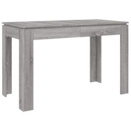 Berkfield Home Dining Table Grey Sonoma 120x60x76 cm Engineered Wood - Size: 120 x 60 x 76 cm - thumbnail 6