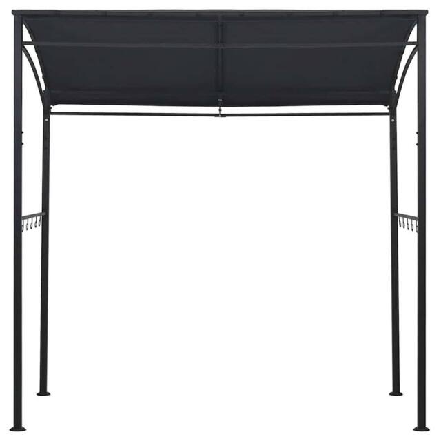 Berkfield Home Fabric BBQ Gazebo 215x150x220 cm Anthracite Steel in Black - Size: 215 x 150 x 220 cm - image 1