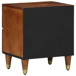 Berkfield Home Bedside Cabinet Honey brown Solid Sheesham wood 40 x 33 x 46 cm - thumbnail 5