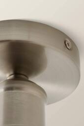ValueLights Shaw Flush Brushed Brass, Chrome, Gold & Black Ceiling Light Fitting in Silver - thumbnail 3