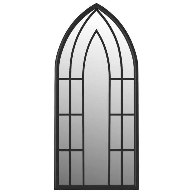 Berkfield Home Mirror Black 70x30 cm Iron for Indoor Use - image 1