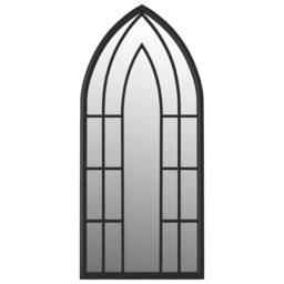 Berkfield Home Mirror Black 70x30 cm Iron for Indoor Use - thumbnail 1