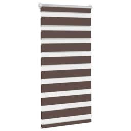 Berkfield Home Elegant Zebra Blind 40 x 100 cm Coffee in Brown - thumbnail 1