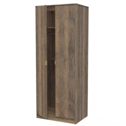 Ready Assembled 2 U Tamworth 2 Door Wardrobe (Ready Assembled) in Dark Brown - thumbnail 5