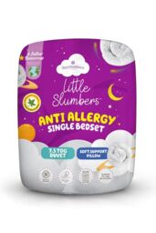 Slumberdown Little Slumbers Anti Allergy 7.5 Tog Kids Single Bedset in White - thumbnail 5