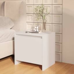 Berkfield Home Elegant Bedside Cabinet White 45x34x44.5 cm Engineered Wood - thumbnail 2