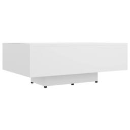 Berkfield Home Modern Coffee Table White 85x55x31 cm Engineered Wood - Size: 85 x 55 x 31 cm - thumbnail 3