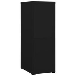 Berkfield Home Filing Cabinet Black 46x62x133 cm Steel - Size: 46 x 62 x 133 cm - thumbnail 4