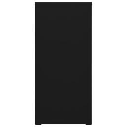 Berkfield Home Filing Cabinet Black 46x62x133 cm Steel - Size: 46 x 62 x 133 cm - thumbnail 3
