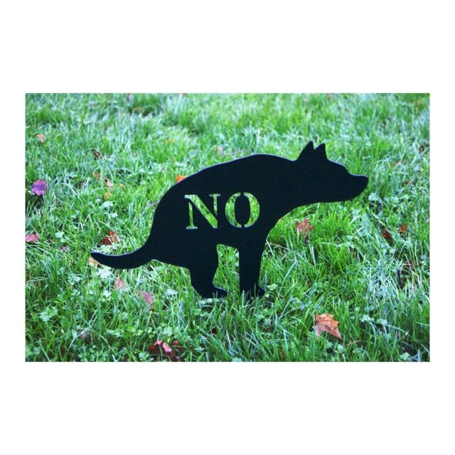 Poppyforge Dog - Garden Ornament - Solid Steel - W34.3 x H25.4 cm - Black - image 1