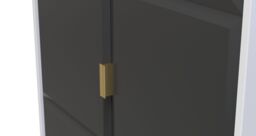 Ready Assembled 2 U Metro 2 Door 2 Drawer Wardrobe (Ready Assembled) in Dark Grey - thumbnail 4