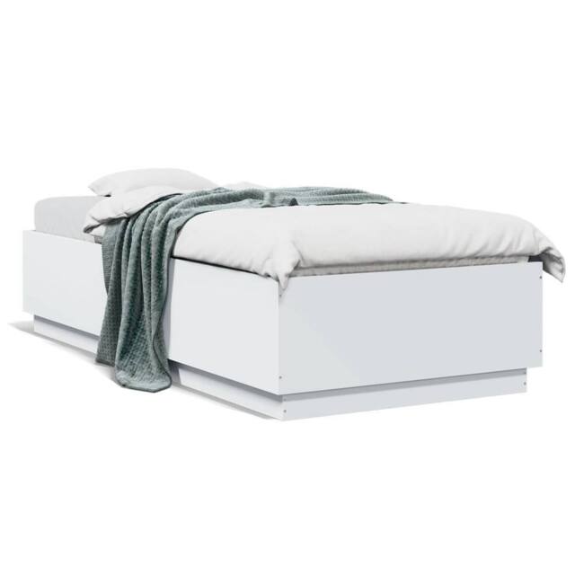 Berkfield Home Bed Frame without Mattress White 90x200 cm - image 1