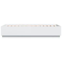 Berkfield Home Bed Frame without Mattress White 90x200 cm - thumbnail 5