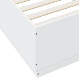 Berkfield Home Bed Frame without Mattress White 90x200 cm - thumbnail 7