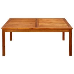 Berkfield Home Garden Coffee Table 110x110x45 cm Solid Acacia Wood in Brown - Size: 110 x 110 x 45 cm - thumbnail 1