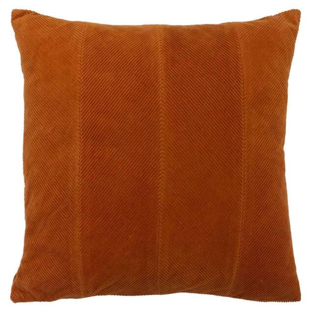Furn Jagger Ribbed Corduroy Cushion in Orange - image 1