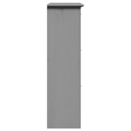 Berkfield Home Shoe Rack BODO Grey 80x35x118 cm - Size: 80 x 35 x 118 cm - thumbnail 6