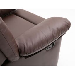 SquareBoxx Hawthorne Recliner Armchair in Brown - thumbnail 5