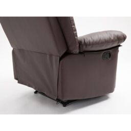 SquareBoxx Hawthorne Recliner Armchair in Brown - thumbnail 4