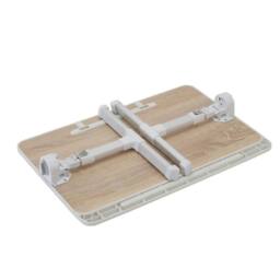SPETLEK Folding Laptop Table Stand Bed Tray Sofa Lap in Silver - Size: 0.6m2 - thumbnail 5