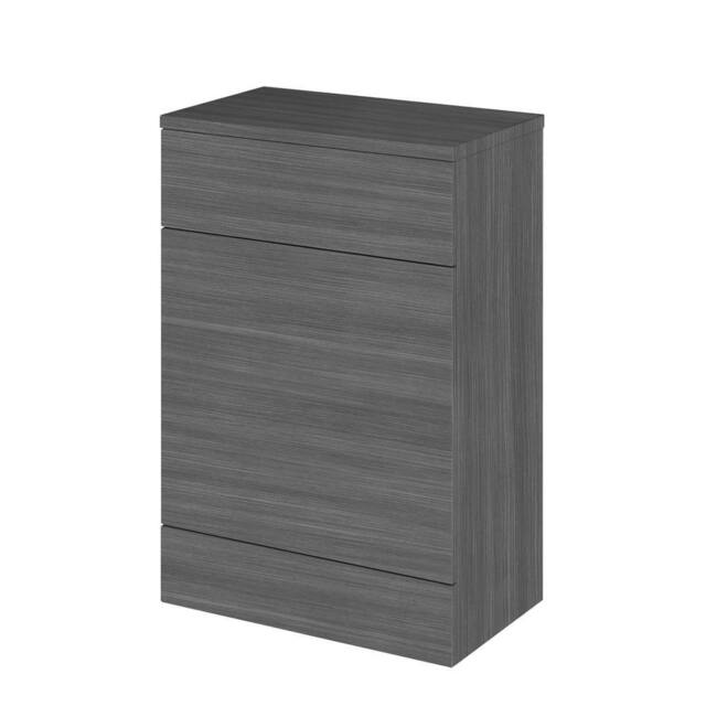 Balterley Alrewas Contemporary WC Unit, Anthracite Woodgrain, 600mm in Grey - image 1
