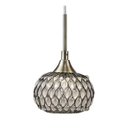 Netlighting Chelsie Ceiling Pendant 3 Light Line Antique Brass Clear Glass in Bronze - thumbnail 6