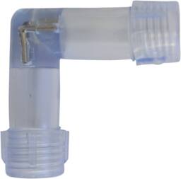 Eagle L Coupler For Led Rope 30 x 30 x 20mm in Clear - thumbnail 1