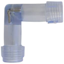 Eagle L Coupler For Led Rope 30 x 30 x 20mm in Clear - thumbnail 2