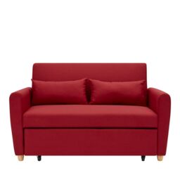 Bravich LTD Dahlia 2-Seater Pull Out Sofa Bed - Convertible Sleeper Sofa in Red - Size: 2 Seater - thumbnail 2