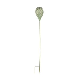 mysmartbuy Set of 2 Filigree Leaf Design Outdoor Garden LED Pathway Stake Lights in Green - thumbnail 2