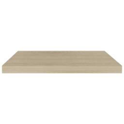 Berkfield Home Durable Floating Wall Shelves 4 pcs Oak 60x23.5x3.8 cm MDF in Light Oak - thumbnail 4