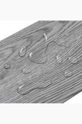 Living and Home 36 Pcs Rustic Style Wood Plank PVC Flooring in Grey - thumbnail 5