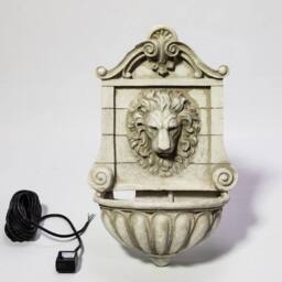 Primrose King Lion Head Water Feature Wall Fountain Stone Effect Outdoor 50cm - thumbnail 4