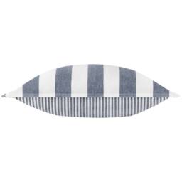 Yard Hayle 100% Cotton Striped Outdoor Cushion in Navy - Size: 50 cm x 50 cm - thumbnail 4