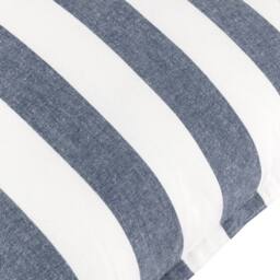 Yard Hayle 100% Cotton Striped Outdoor Cushion in Navy - Size: 50 cm x 50 cm - thumbnail 5