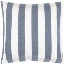 Yard Hayle 100% Cotton Striped Outdoor Cushion in Navy - Size: 50 cm x 50 cm - thumbnail 2