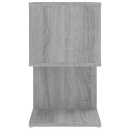 Berkfield Home Bedside Cabinet Grey Sonoma 50x30x51.5 cm Engineered Wood - thumbnail 6