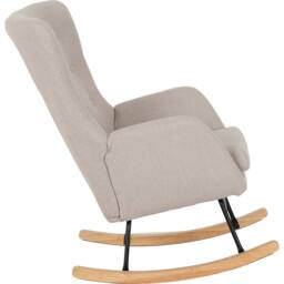 Seconique Hayden Rocking Chair in Beige - thumbnail 5