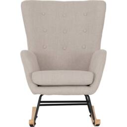 Seconique Hayden Rocking Chair in Beige - thumbnail 3