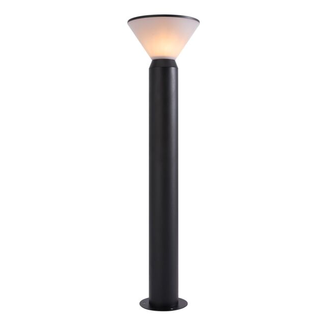 Nordlux Modern Outdoor Garden Post Black Metal E27 Dark Sky, IP44 - image 1