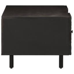 Berkfield Home Beautiful Coffee Table Black 100x54x40 cm Solid Wood Mango - Size: 100 x 54 x 40 cm - thumbnail 6
