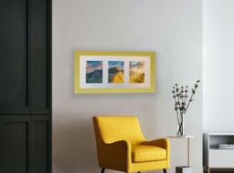 Frames & Mirrors 4U Metro Gold Frame with Ivory Mount for 3 Image Sizes 7 x 5 Inch - thumbnail 4