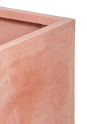 Primrose Terracotta Fibrecotta Rectangular Trough Planters 50cm Set of 2 in Red - thumbnail 4