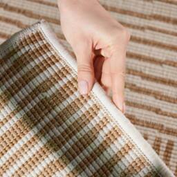 THE RUGS Ted Baker Nightingale Reversible Checkered Rug Indoor Outdoor in Beige - Size: 160 cm x 230 cm - thumbnail 6