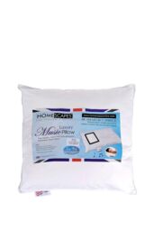 Homescapes Super Microfibre Square Music Pillow with Speaker in White