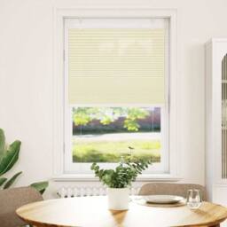 Berkfield Home Pleated Blind Cream 80x100 cm Fabric Width 79.4 cm Polyester - thumbnail 3