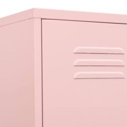 Berkfield Home Locker Cabinet Pink 35x46x180 cm Steel - Size: 35 x 46 x 180 cm - thumbnail 7