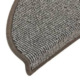 Berkfield Home Carpet Stair Treads 15 pcs Grey 65x21x4 cm - Size: Medium - thumbnail 7