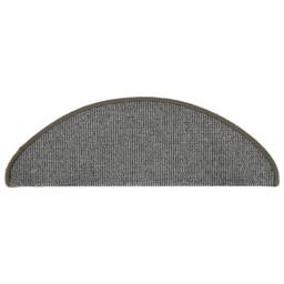 Berkfield Home Carpet Stair Treads 15 pcs Grey 65x21x4 cm - Size: Medium - thumbnail 5